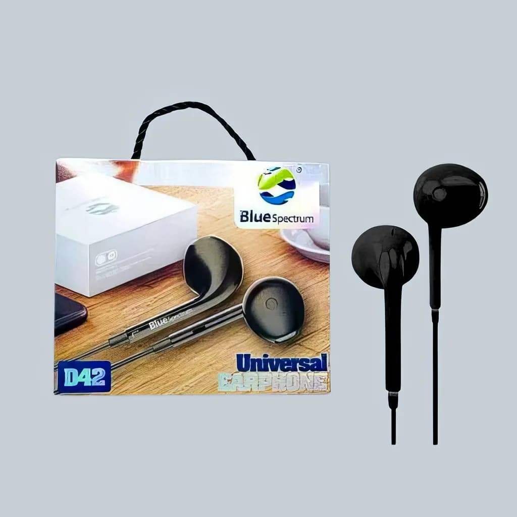Blue Spectrum D-42 In-Ear Headphone — Blue Spectrum D-42 ergonomic noise isolating in-ear headphones