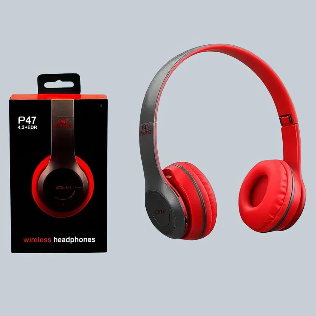 Generic P47 Color On-Ear Headphone — Generic P47 wireless Bluetooth headphone Multi-Color