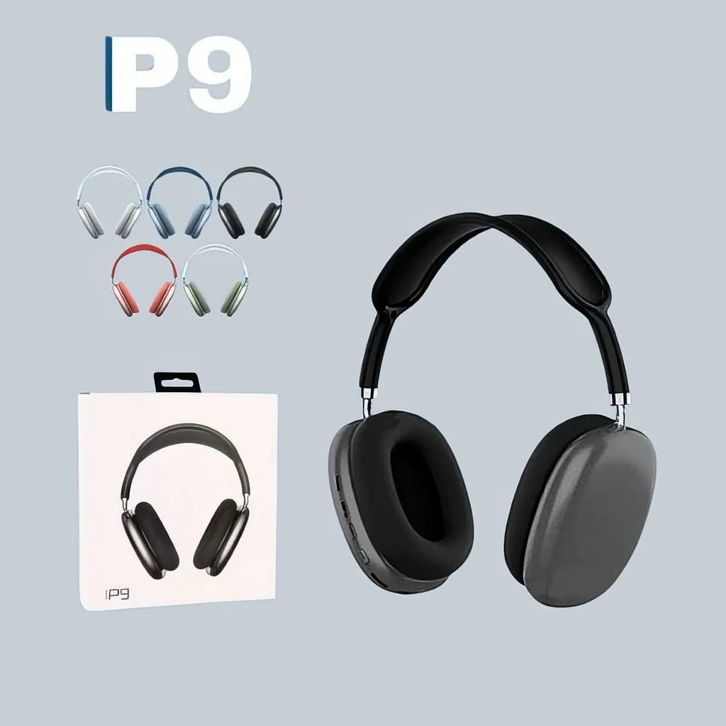 Generic P9 Pro Max On-Ear Headphone — Generic P9 Pro Max ANC style wireless Bluetooth headphones