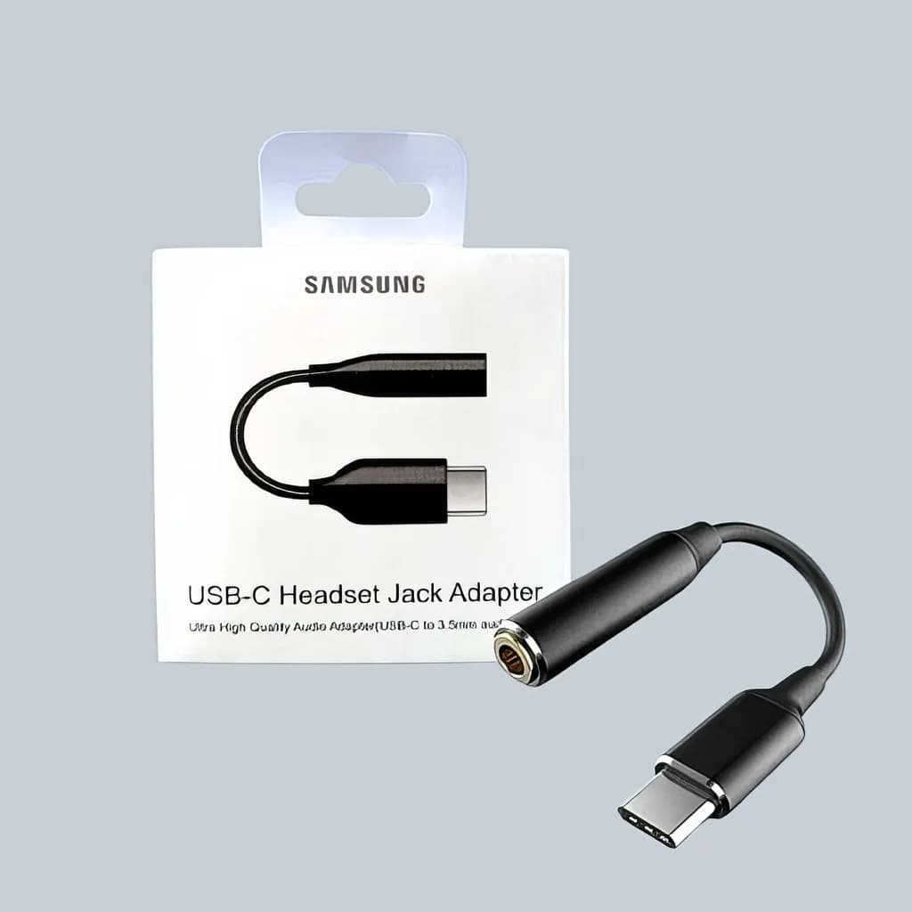 Generic Samsung USB-C to AUX Female — Generic USB-C to 3.5mm female audio jack adapter