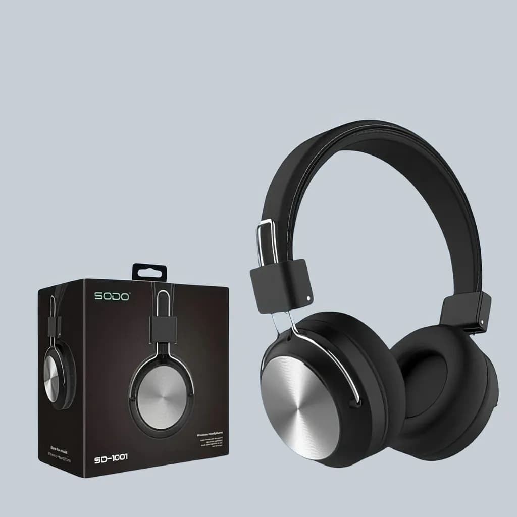 SODO SD-1001 On-Ear Headphone — SODO SD-1001 wireless Bluetooth and wired foldable headphone