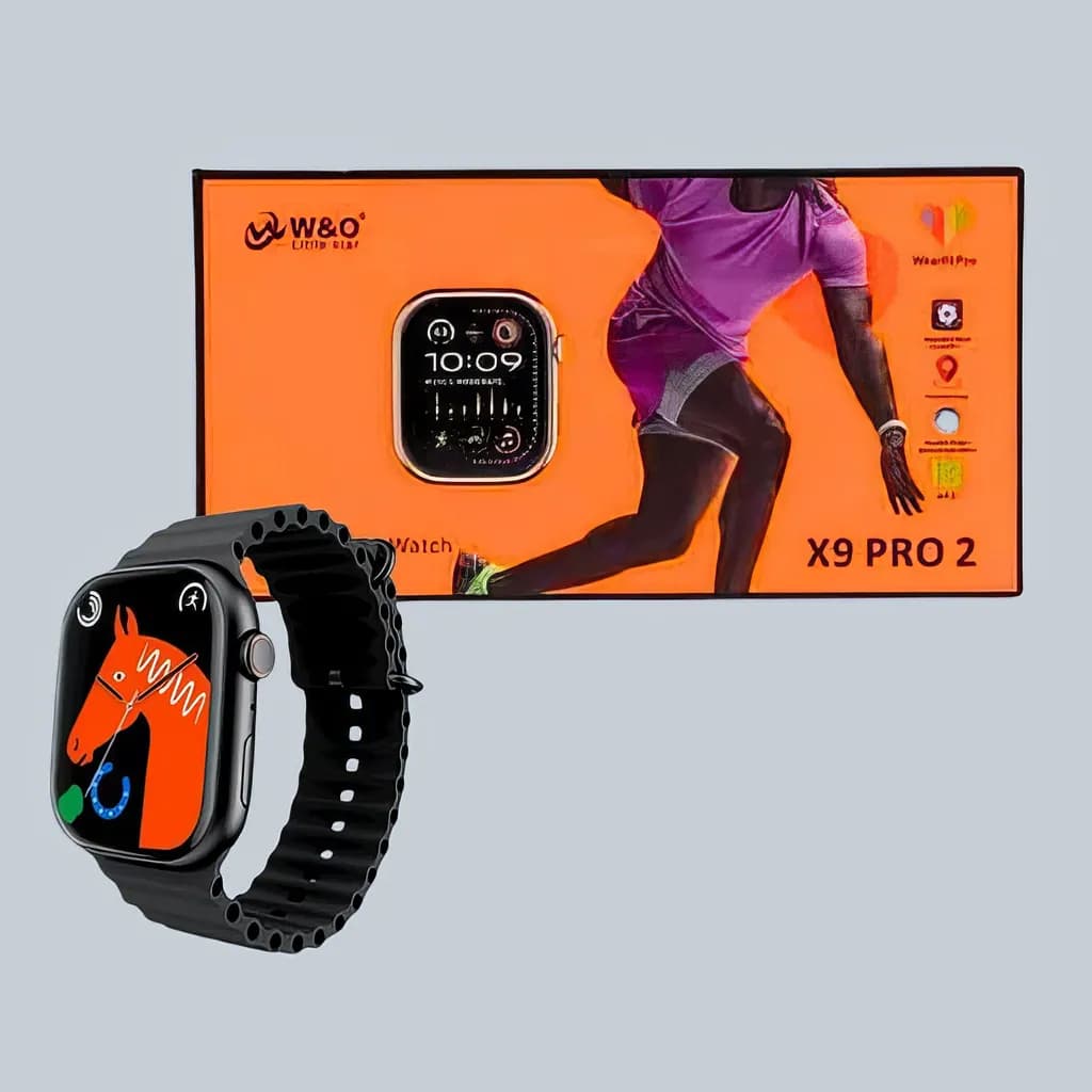 W&O X9 Pro 2 Smartwatch — W&O X9 Pro 2 AMOLED display smart watch with Bluetooth call