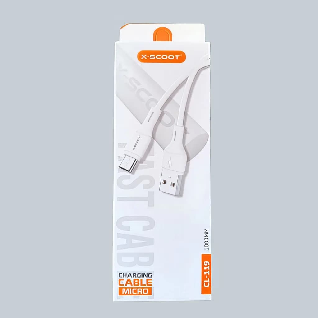 X-Scoot Micro CL-119 Cable — X-Scoot CL-119 durable Micro-USB charging cable